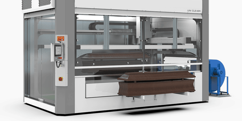 Automatizált Festőberendezés faipar számára